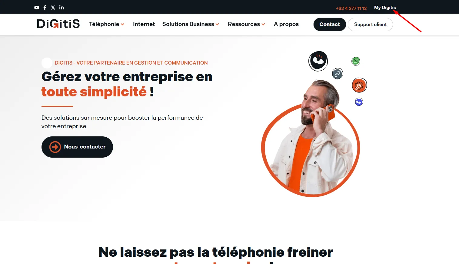 Modifier mes coordonnées de facturation, illustration 1