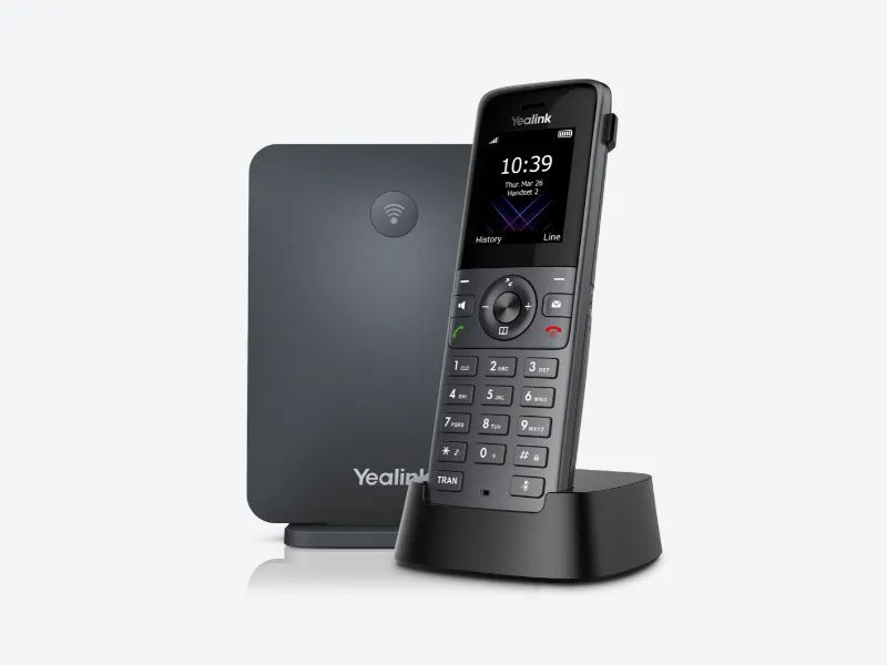 Téléphone DECT Yealink W73P, base W70B et combiné W73H