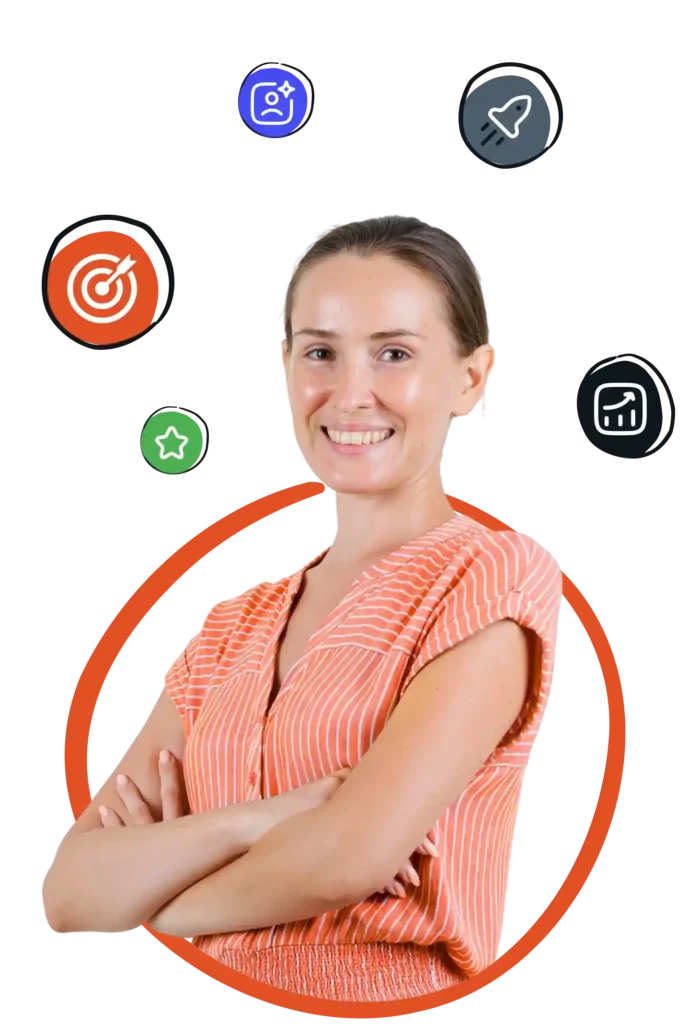 Femme confiante illustrant l'efficacité de la solution de téléphonie IP et SIP Trunk